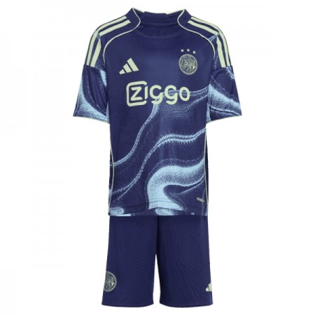 Ajax Amsterdam Børn Udebane 2025-26 - Fodboldtrøjer (S/S)